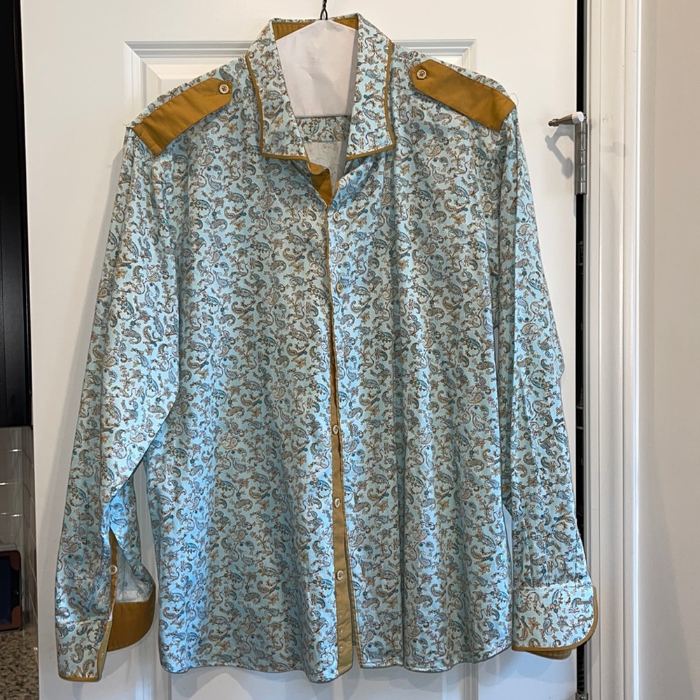 Beautiful Custom Robert Vitorre button down shirt